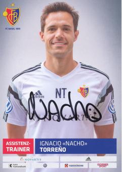 Ignacio Torreno  FC Basel  Autogrammkarte original signiert 