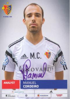 Manuel Cordeiro  FC Basel  Autogrammkarte original signiert 
