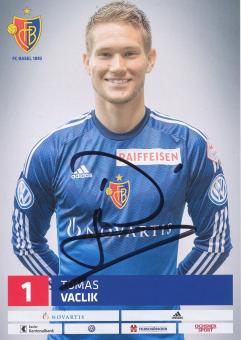 Tomas Vaclik  FC Basel  Autogrammkarte original signiert 