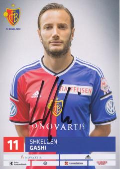 Shkelzen Gashi  FC Basel  Autogrammkarte original signiert 