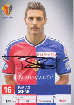Fabian Schär  FC Basel  Autogrammkarte original signiert 