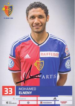 Mohamed Elneny   FC Basel  Autogrammkarte original signiert 