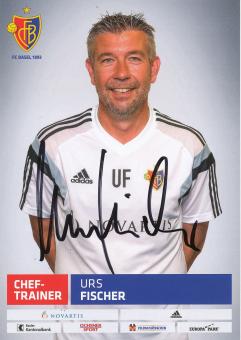 Urs Fischer  FC Basel  Autogrammkarte original signiert 