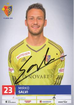 Mirko Salvi  FC Basel  Autogrammkarte original signiert 