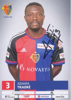 Adama Traore  FC Basel  Autogrammkarte original signiert 