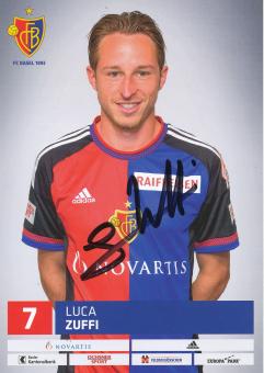 Luca Zuffi  FC Basel  Autogrammkarte original signiert 