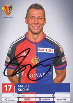 Marek Suchy  FC Basel  Autogrammkarte original signiert 