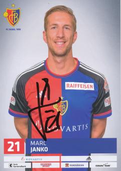 Marc Janko  FC Basel  Autogrammkarte original signiert 