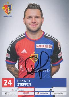 Renato Steffen  FC Basel  Autogrammkarte original signiert 
