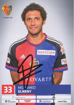 Mohamed Elneny  FC Basel  Autogrammkarte original signiert 