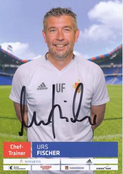 Urs Fischer  2016/2017  FC Basel  Autogrammkarte original signiert 