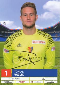 Tomas Vaclik   2016/2017  FC Basel  Autogrammkarte original signiert 