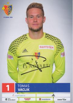 Tomas Vaclik   FC Basel  Autogrammkarte original signiert 