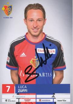 Luca Zuffi   FC Basel  Autogrammkarte original signiert 