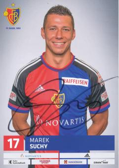 Marek Suchy   FC Basel  Autogrammkarte original signiert 