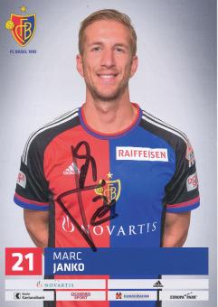 Marc Janko   FC Basel  Autogrammkarte original signiert 