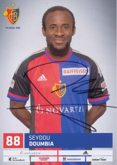 Seydou Doumbia  FC Basel  Autogrammkarte original signiert 