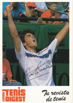 Tomas Carbonell   Spanien Tennis  Autogrammkarte original signiert 
