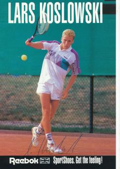 Lars Koslowski  BRD Tennis  Autogrammkarte original signiert 