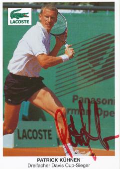 Patrick Kühnen  BRD Tennis  Autogrammkarte original signiert 