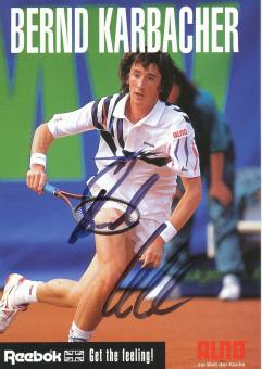 Bernd Karbacher  BRD  Tennis  Autogrammkarte original signiert 