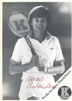 Heidi Eisterlehner  BRD  Tennis  Autogrammkarte original signiert 