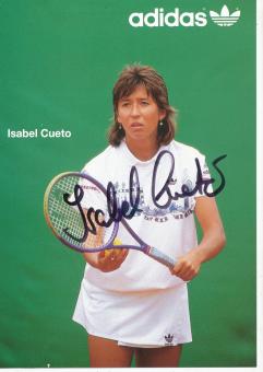 Isabel Cueto  Tennis  Autogrammkarte original signiert 
