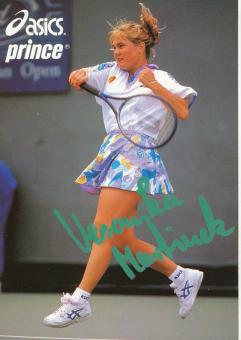 Veronika Martinek  Tennis  Autogrammkarte original signiert 