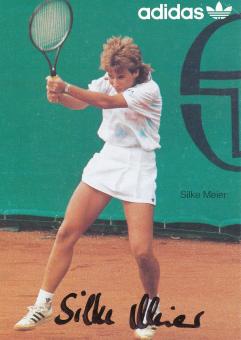 Silke Meier  Tennis  Autogrammkarte original signiert 