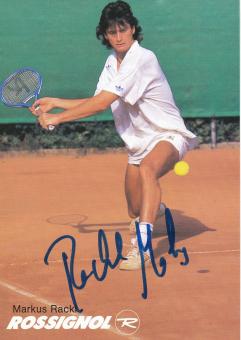 Markus Rackl  Tennis  Autogrammkarte original signiert 