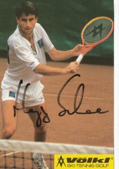 Hansjörg Schwaier  Tennis  Autogrammkarte original signiert 