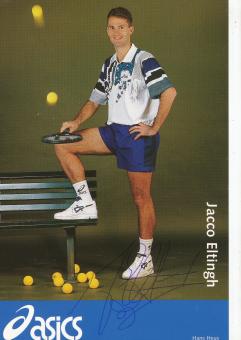 Jacco Eltingh  Holland  Tennis  Autogrammkarte original signiert 