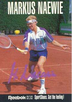 Markus Naewie   Tennis  Autogrammkarte original signiert 