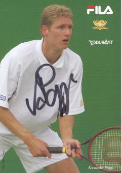 Alexander Popp   Tennis  Autogrammkarte original signiert 