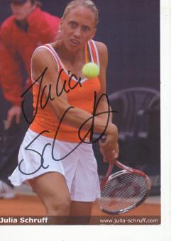 Julia Schruff  Tennis  Autogrammkarte original signiert 