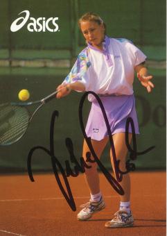 Heike Rusch  Tennis  Autogrammkarte original signiert 