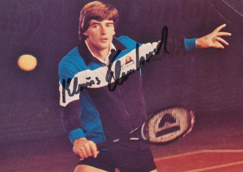 Klaus Eberhard  Tennis  Autogrammkarte original signiert 