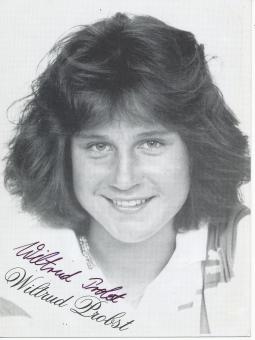 Wiltrud Probst  Tennis  Autogrammkarte original signiert 