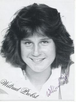 Wiltrud Probst  Tennis  Autogrammkarte original signiert 