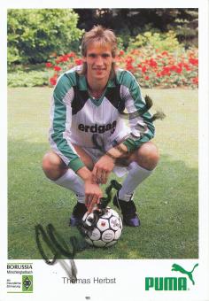 Thomas Herbst  1987/88  Borussia Mönchengladbach Fußball Autogrammkarte original signiert 