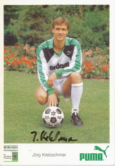 Jörg Kretzschmar  1988/89  Borussia Mönchengladbach Fußball Autogrammkarte original signiert 
