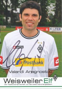 Valandi Anagnostou  Weisweiler Elf  Borussia Mönchengladbach Fußball Autogrammkarte original signiert 