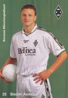 Sladan Asanin  1998/99  Borussia Mönchengladbach Fußball Autogrammkarte original signiert 