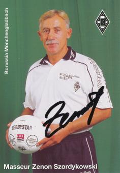 Zenon Szordykowski  1998/99  Borussia Mönchengladbach Fußball Autogrammkarte original signiert 