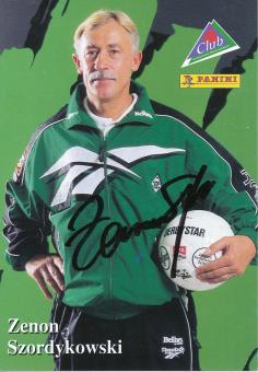 Zenon Szordykowski  1997/98  Borussia Mönchengladbach Fußball Autogrammkarte original signiert 