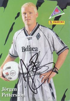 Jörgen Pettersson 1997/98  Borussia Mönchengladbach Fußball Autogrammkarte original signiert 