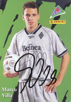 Marco Villa 1997/98  Borussia Mönchengladbach Fußball Autogrammkarte original signiert 