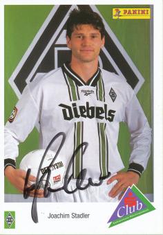 Joachim Stadler  1994/95  Borussia Mönchengladbach Fußball Autogrammkarte original signiert 