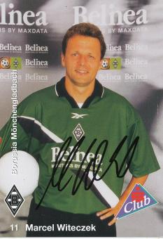 Marcel Witeczek  1999/2000  Borussia Mönchengladbach Fußball Autogrammkarte original signiert 
