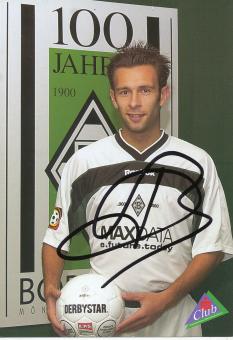 Stephane Stassin  2000/2001  Borussia Mönchengladbach Fußball Autogrammkarte original signiert 
